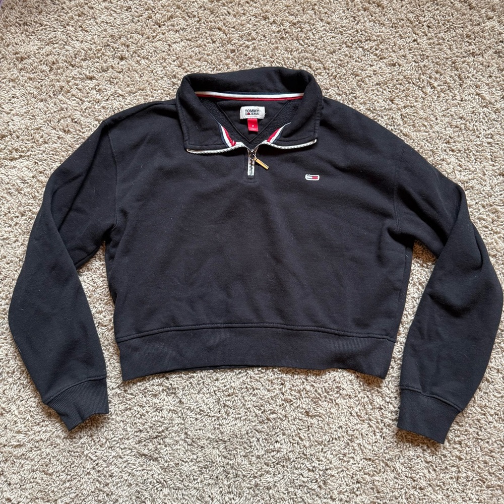 Tommy Hilfiger cropped collared sweatshirt